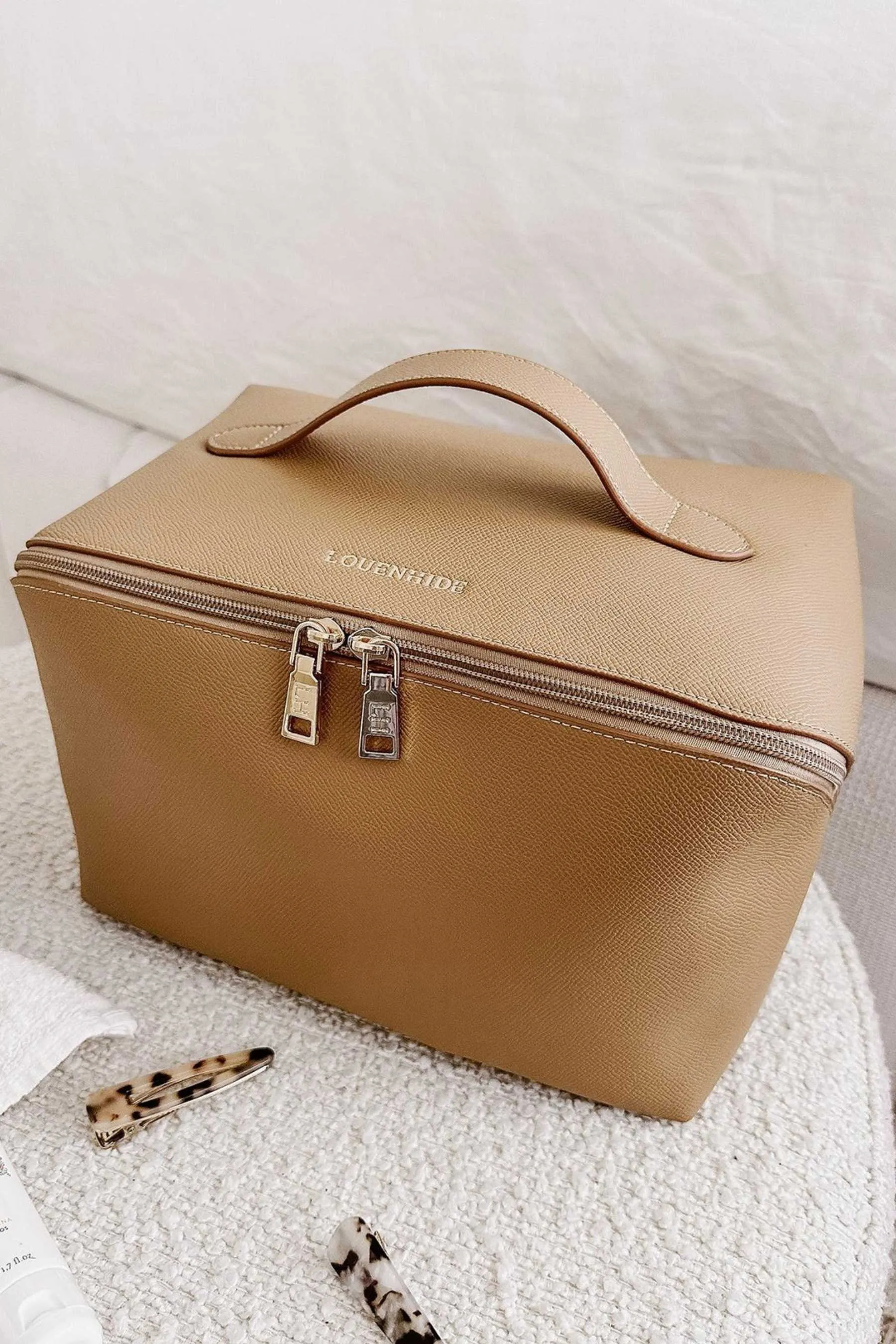 Orion Cosmetic Bag | Camel