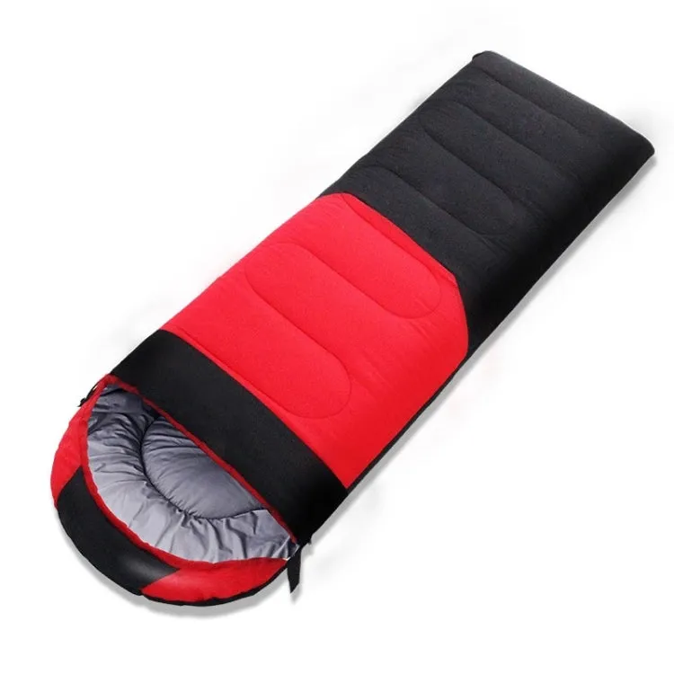 Outdoor Camping Sleeping Bag Splicing Indoor Cotton Sleeping Bed, Size: 210x80cm, Weight: 2.2kg (Red)