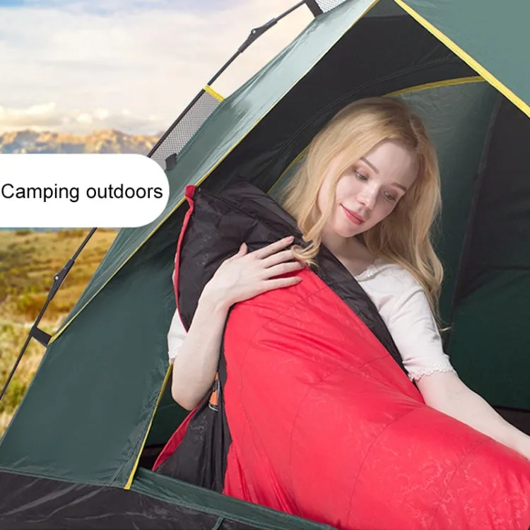 Outdoor Camping Sleeping Bag Splicing Indoor Cotton Sleeping Bed, Size: 210x80cm, Weight: 2.2kg (Red)