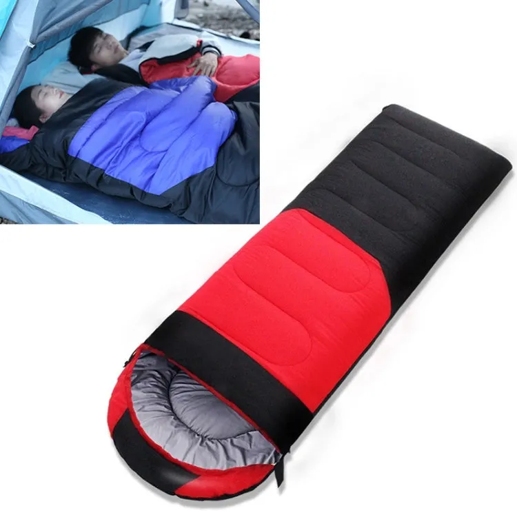 Outdoor Camping Sleeping Bag Splicing Indoor Cotton Sleeping Bed, Size: 210x80cm, Weight: 2.2kg (Red)