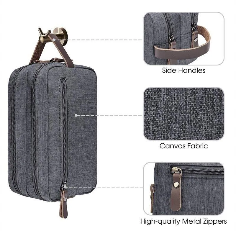 Oxford Canvas Toiletry Organizer Bag