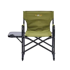 Oztrail Director's Classic Chair with Side Table