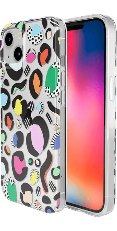 Party Animal | Rainbow Leopard Print Case