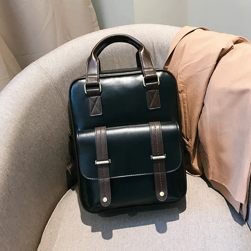 Paziye Vintage Square Backpack