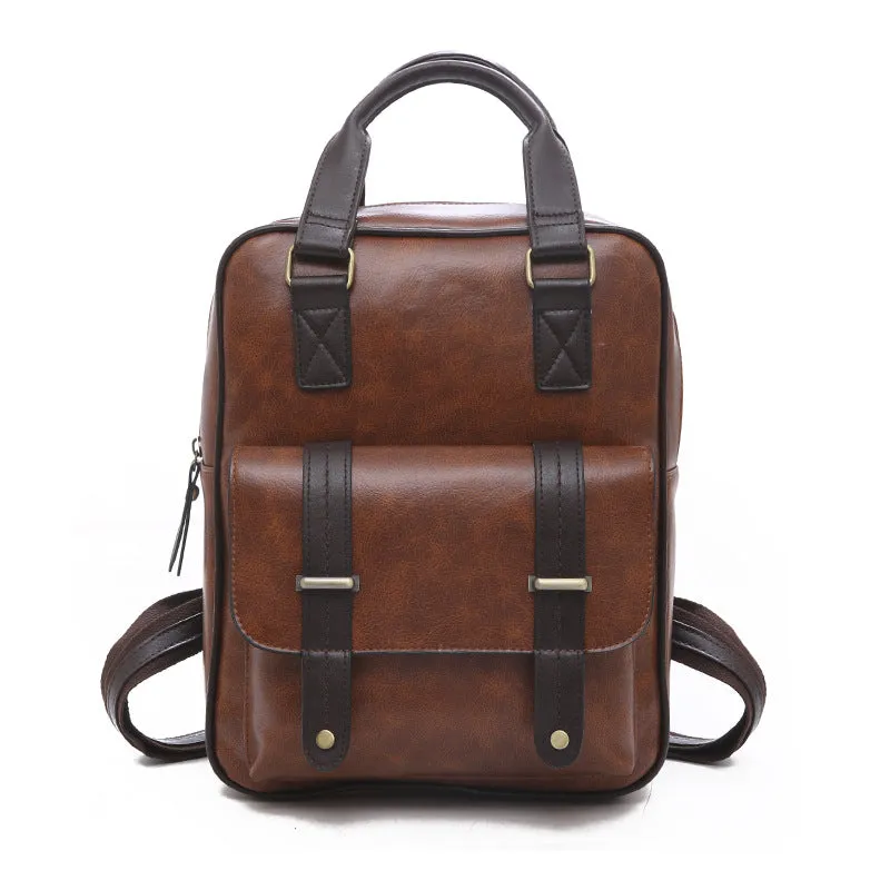 Paziye Vintage Square Backpack