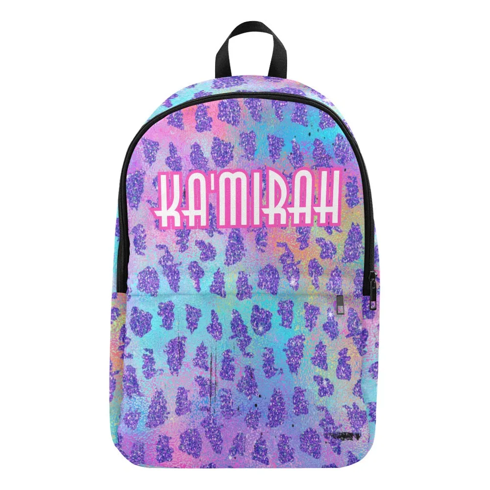 Personalized Colorful Animal Backpack Set