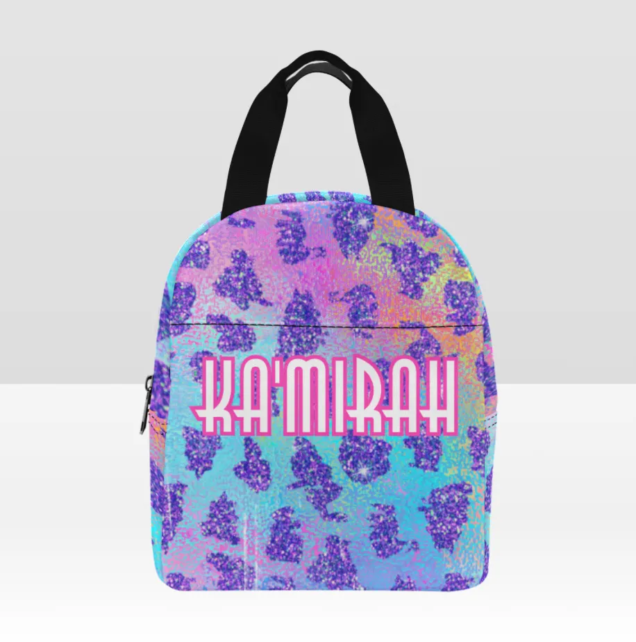 Personalized Colorful Animal Backpack Set