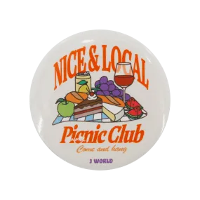 Picnic badge for bag (1.75")