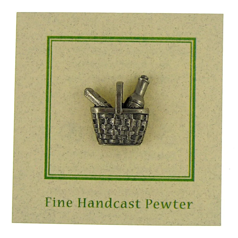 Picnic Basket Lapel Pin