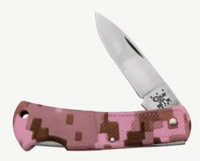 Pink Camo Lockback