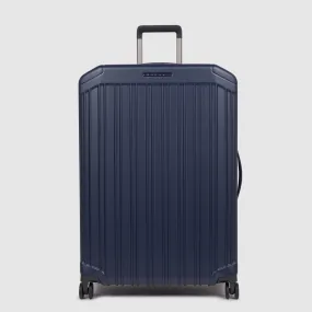 Piquadro Pq-Light 75Cm Hardcase 4 Double Wheel Large Check-In Trolley Matt Blue - Bv4428Pql/Bluo