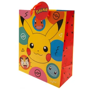 Pokemon Multi-Colour Gift Bag Medium