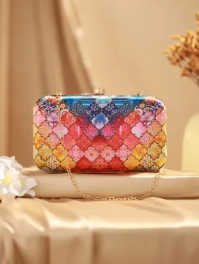 Printed Box Clutch