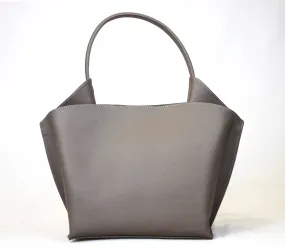 RIGID LEATHER HANDBAG