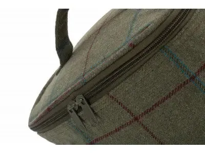 SMALL GREEN TWEED COOLER BAG