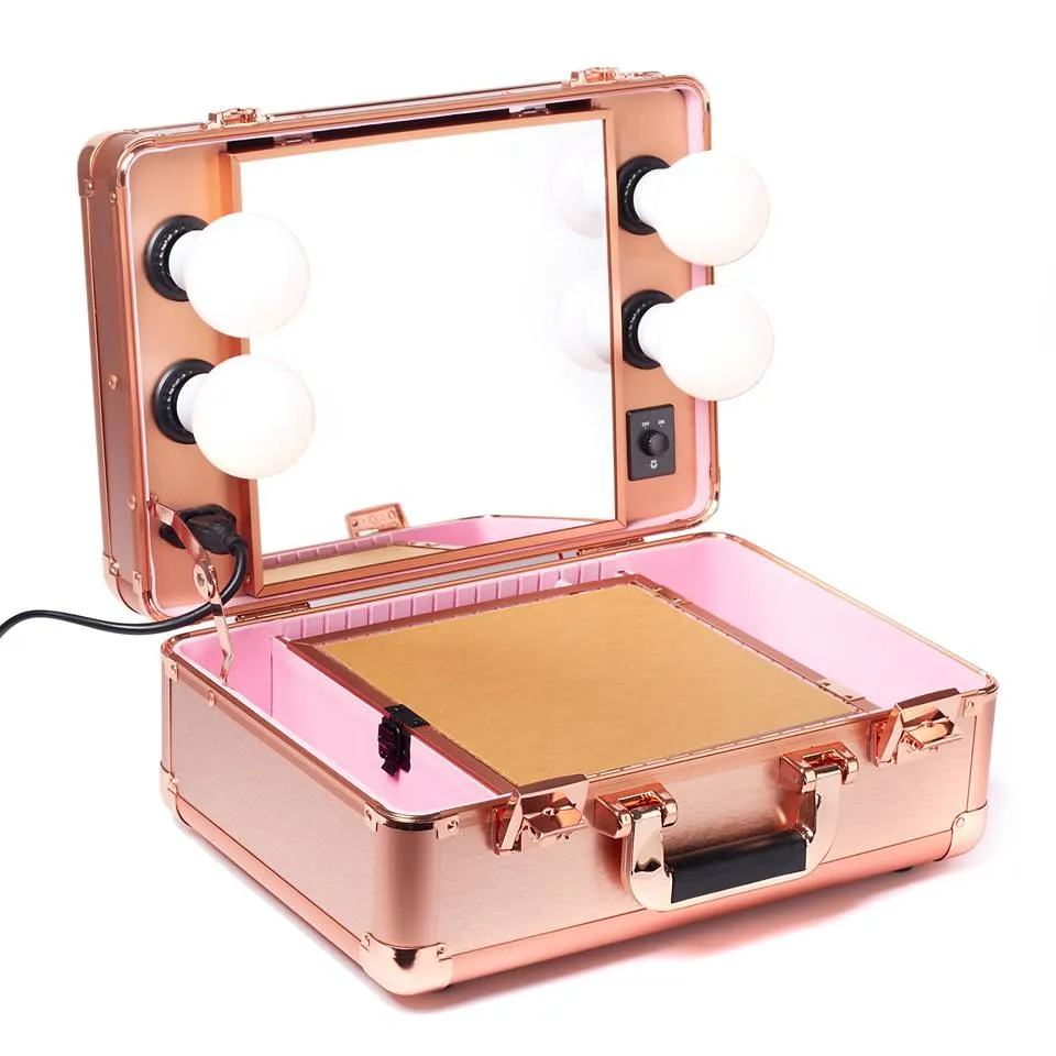 Small Rose Gold Vanity Trolley