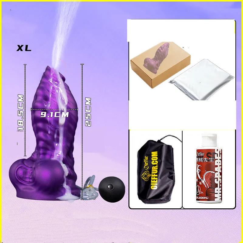 Spray Ejaculation Shaped Toy Dildo