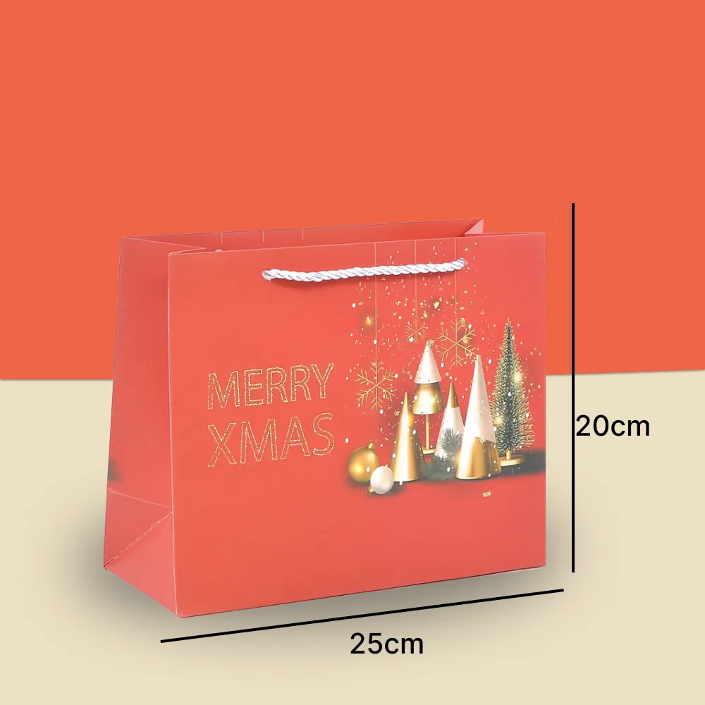 Stylish Merry Christmas Paper-Bag .