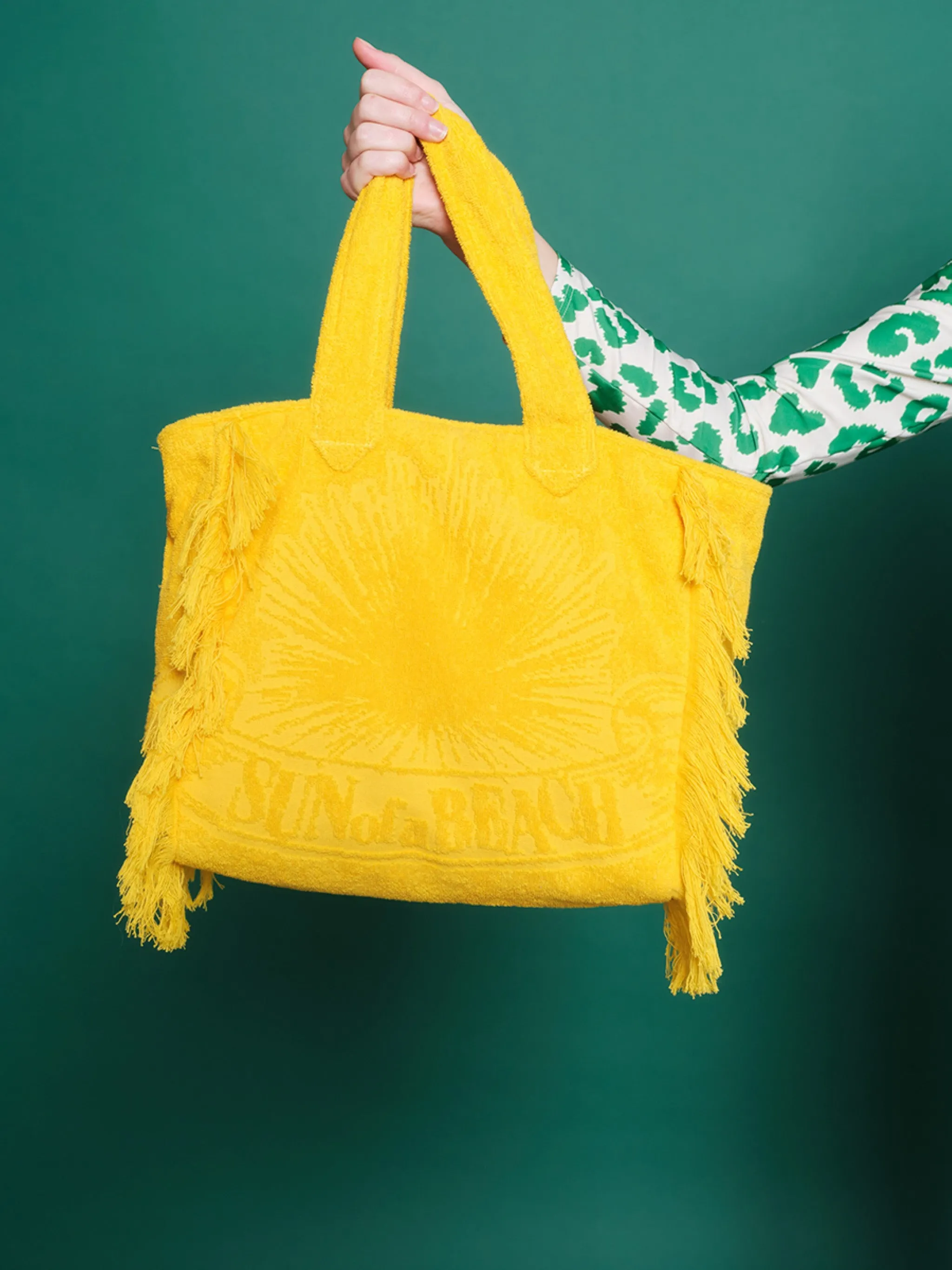 Super Yellow | Mini Terry Tote Bag