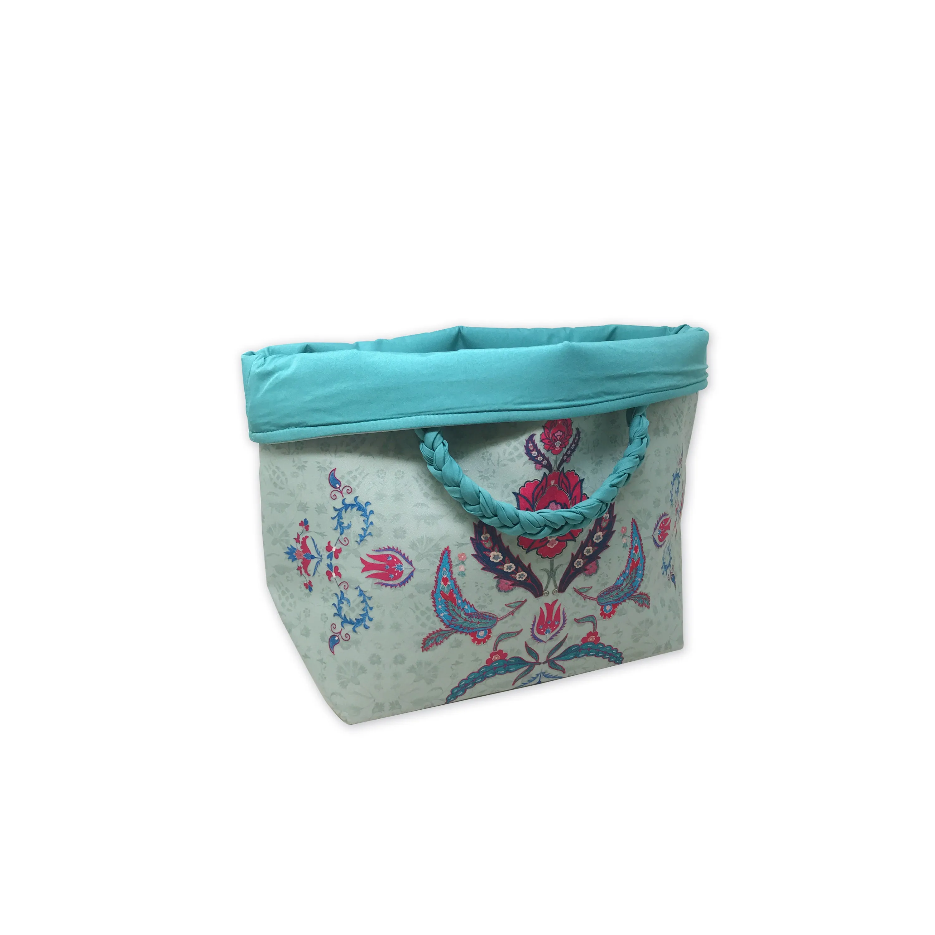 Suzani Boota Roll down Bag/Basket