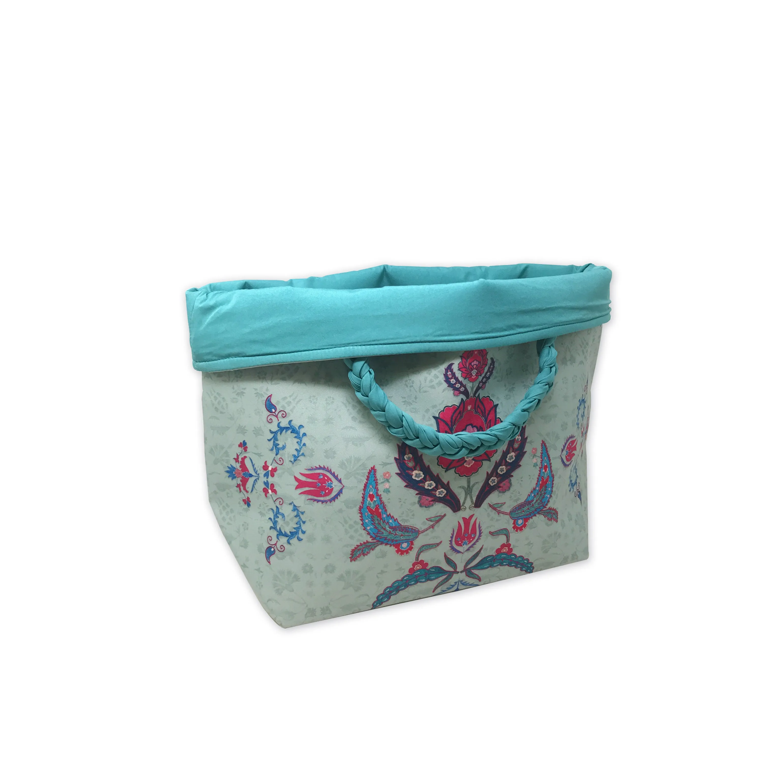 Suzani Boota Roll down Bag/Basket