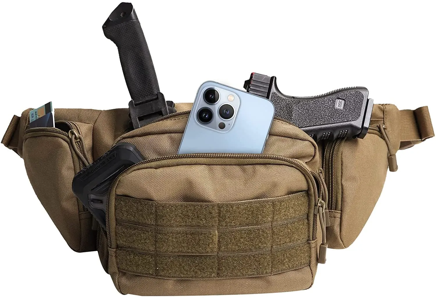 Tactical Military Portable Concealed Pistol Waist Bag