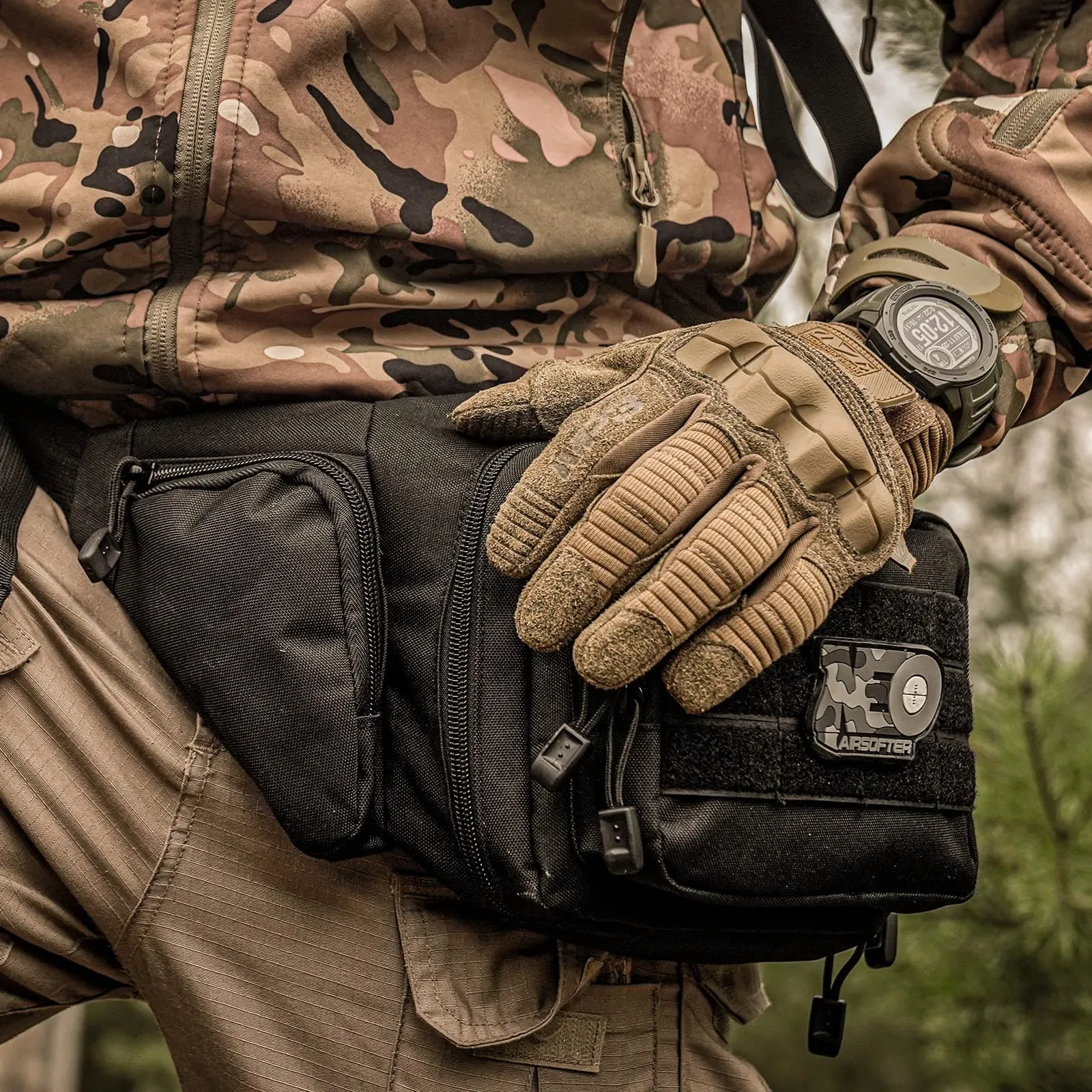 Tactical Military Portable Concealed Pistol Waist Bag