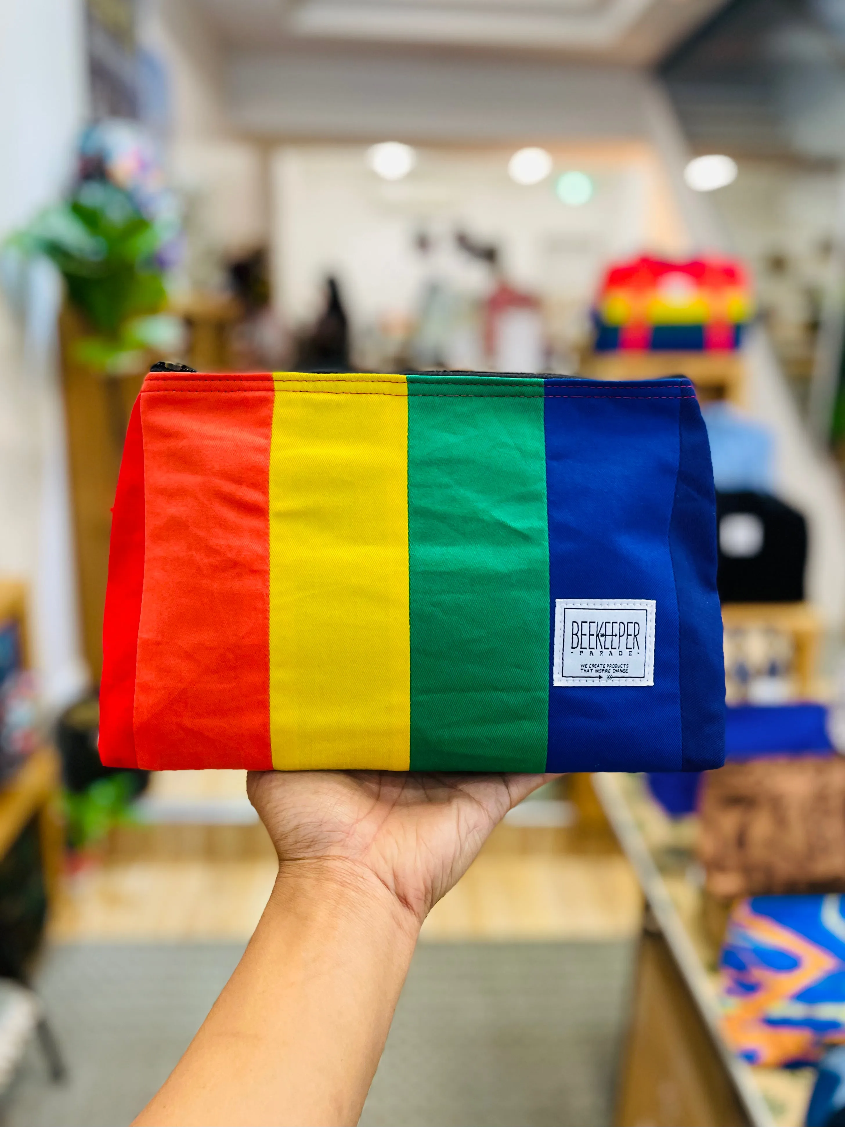 The Rainbow 🌈 Large Toiletry   Makeup Bag