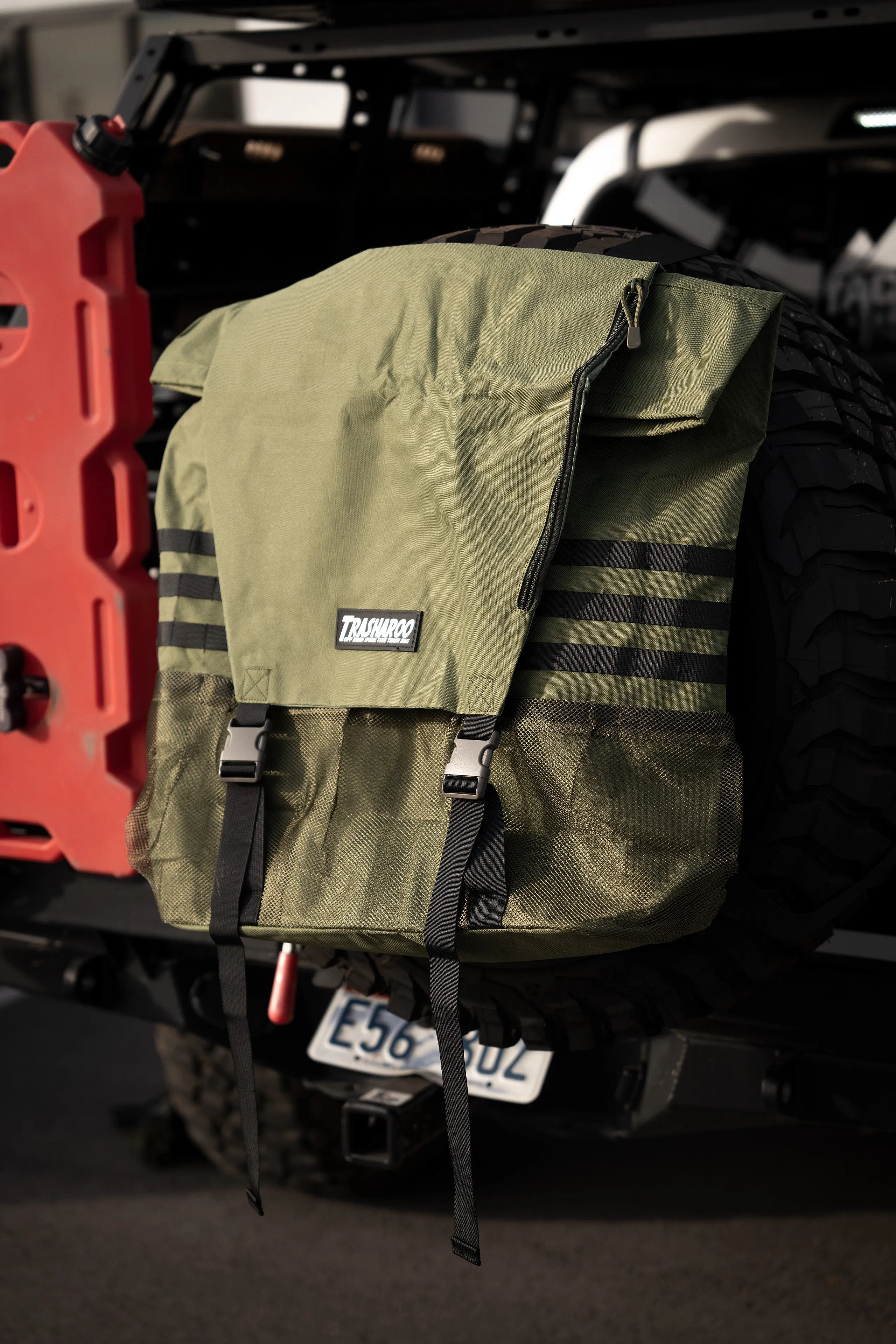 Trasharoo Spare Tire Trash Bag Green