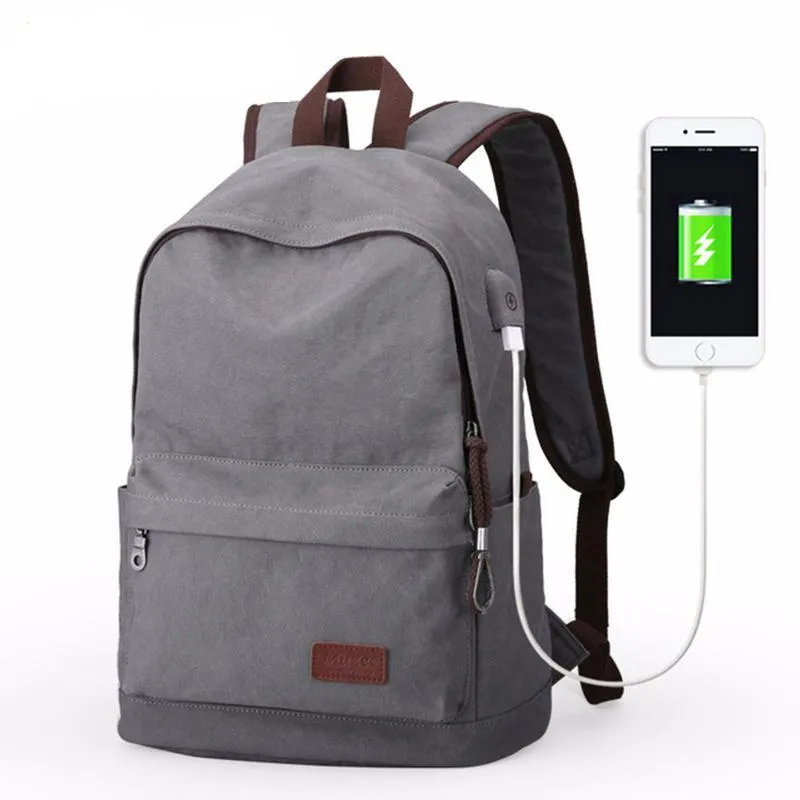 Travel USB Charger Backpack