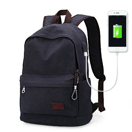 Travel USB Charger Backpack