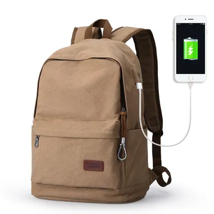 Travel USB Charger Backpack