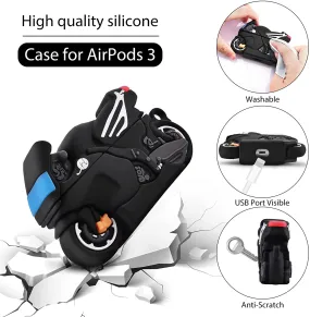 Unique Motorbike Design Case for Apple Airpod 3