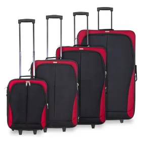 Voyager 900D EVA Suitcase - Black & Red