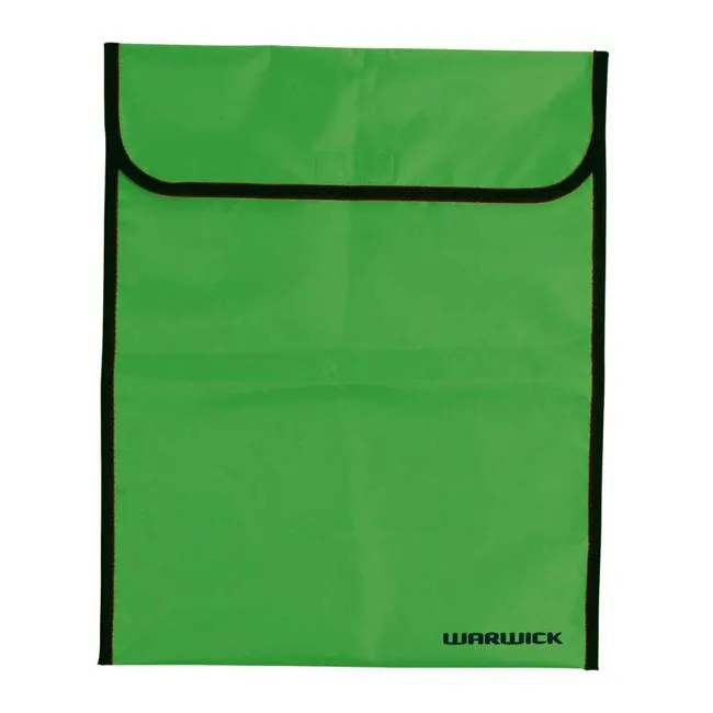 Warwick Homework Bag Fluoro Lime Large Velcro