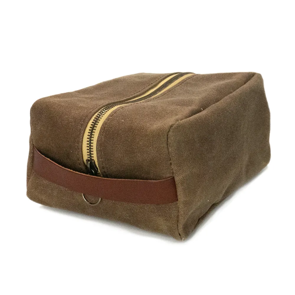 Waxed Canvas Dopp Bag