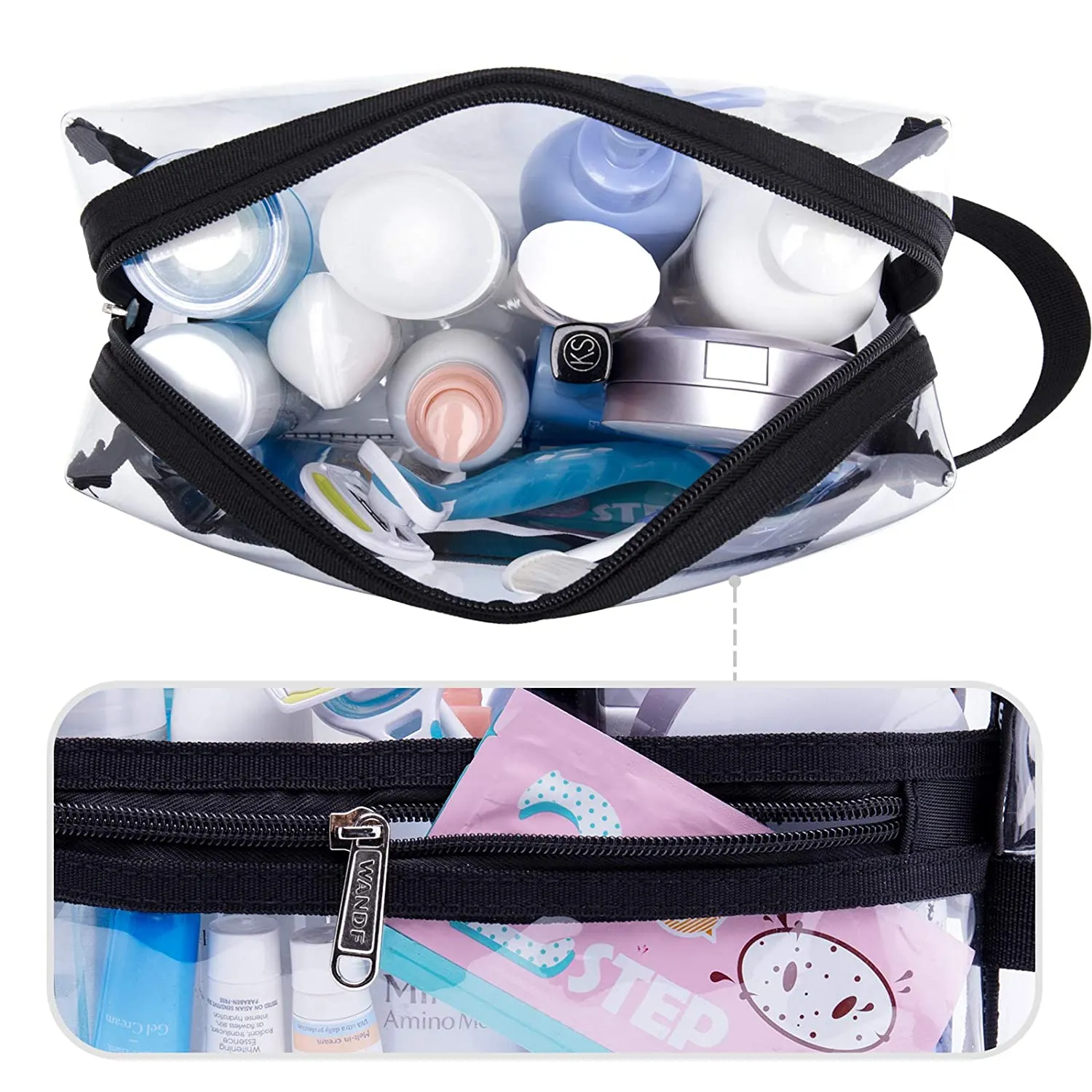 WF5051 PVC Toiletry Bag Clear