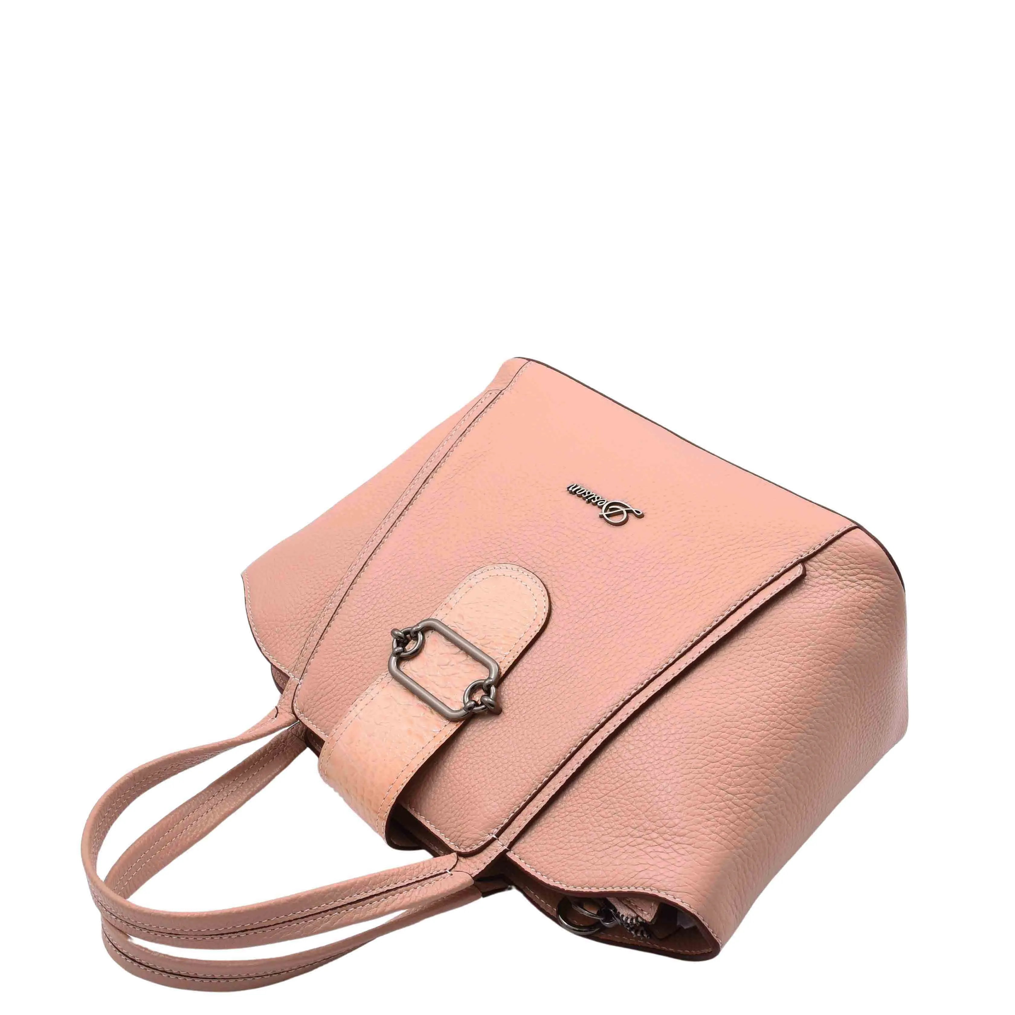 Womens Fashion Leather Handbag Adjustable Strap Bag JANE Rose