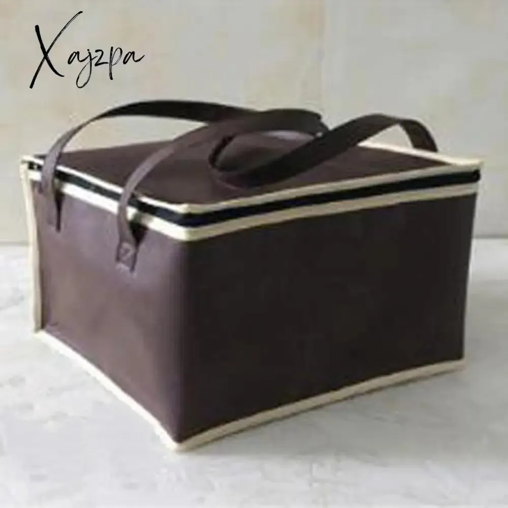 Xajzpa - Insulated Thermal Cooler Bag Cool Lunch Foods Drink Boxes Drink Storage Big Square Chilled Bags Zip Picnic Tin Foil Food Bags