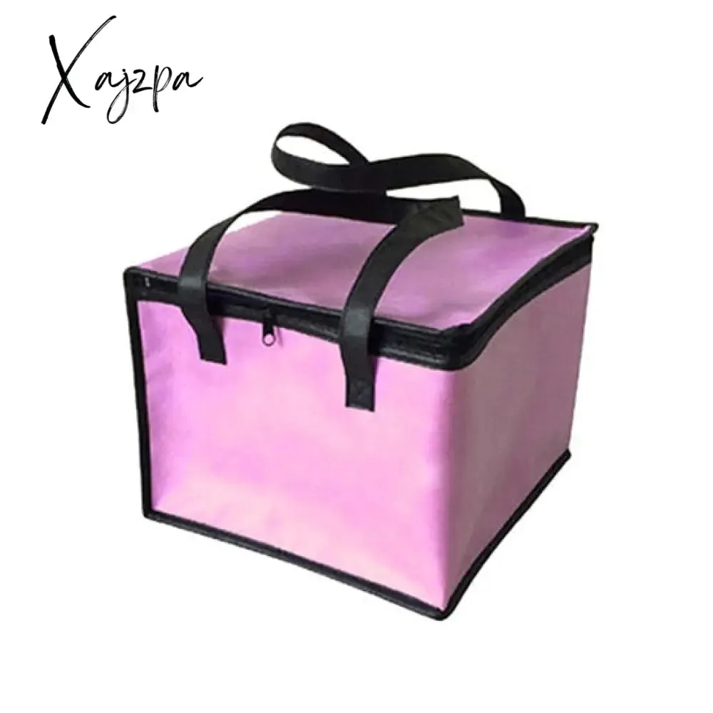 Xajzpa - Insulated Thermal Cooler Bag Cool Lunch Foods Drink Boxes Drink Storage Big Square Chilled Bags Zip Picnic Tin Foil Food Bags